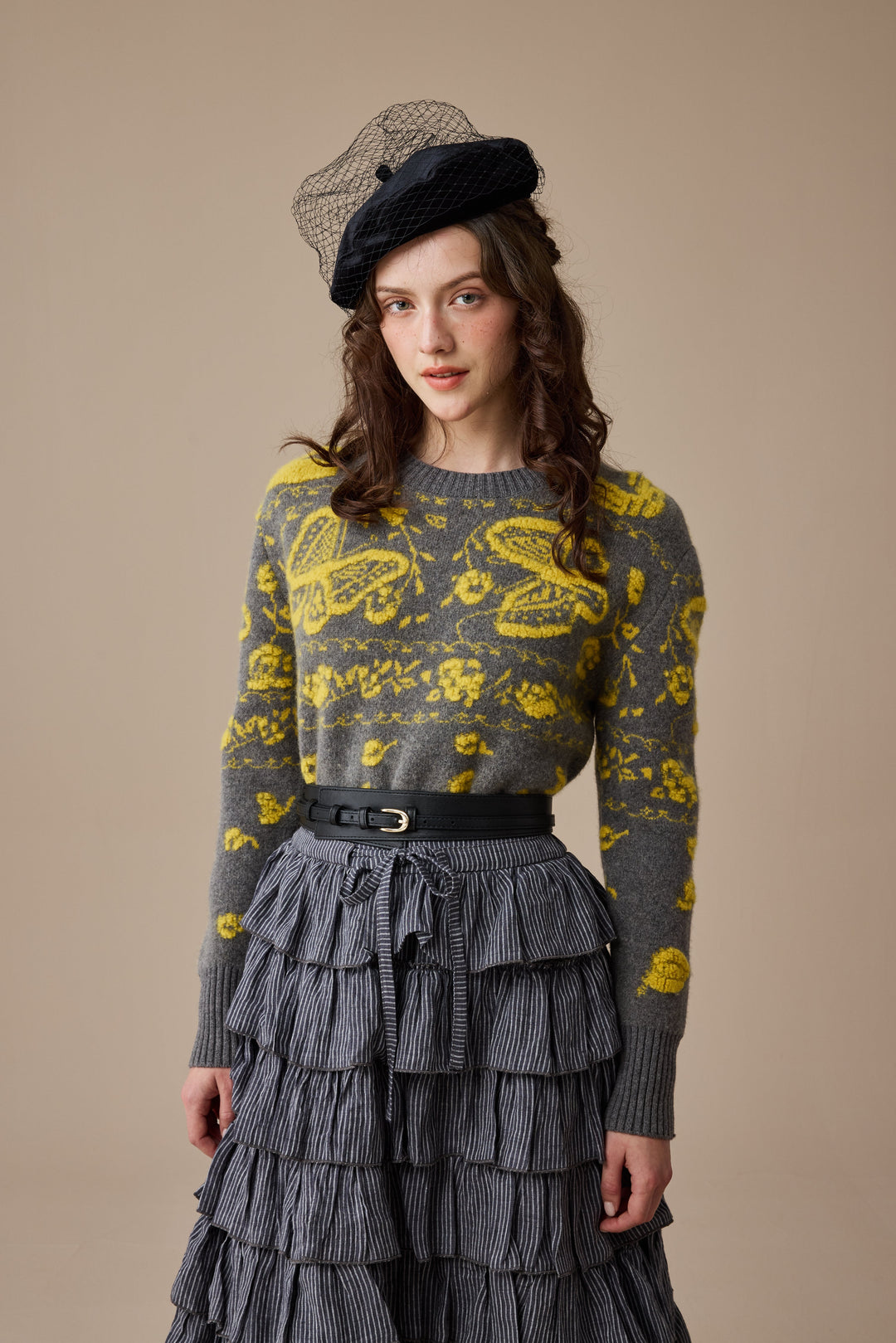 Nutcracker 24 |100% Wool Floral Jumper Sweater