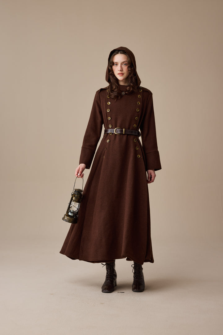 Monica 31 | 100% Wool  Double Breasted Coat