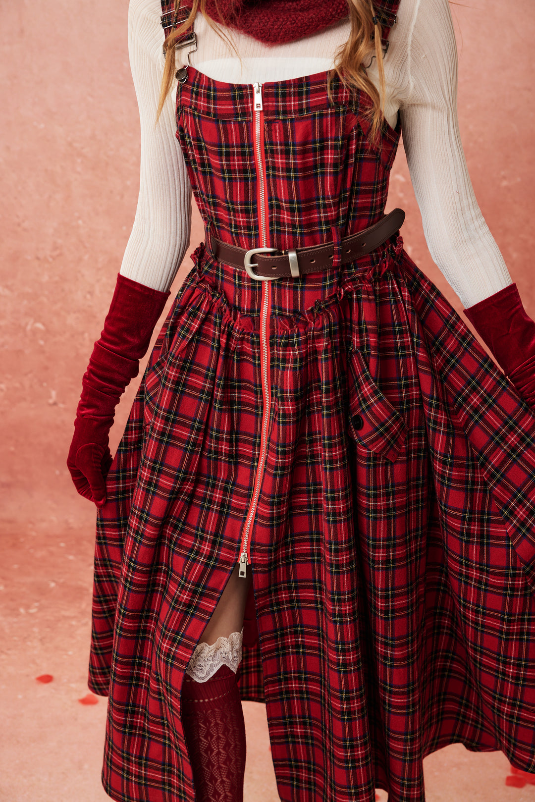 Tess 31 |100% Wool Halter Dress