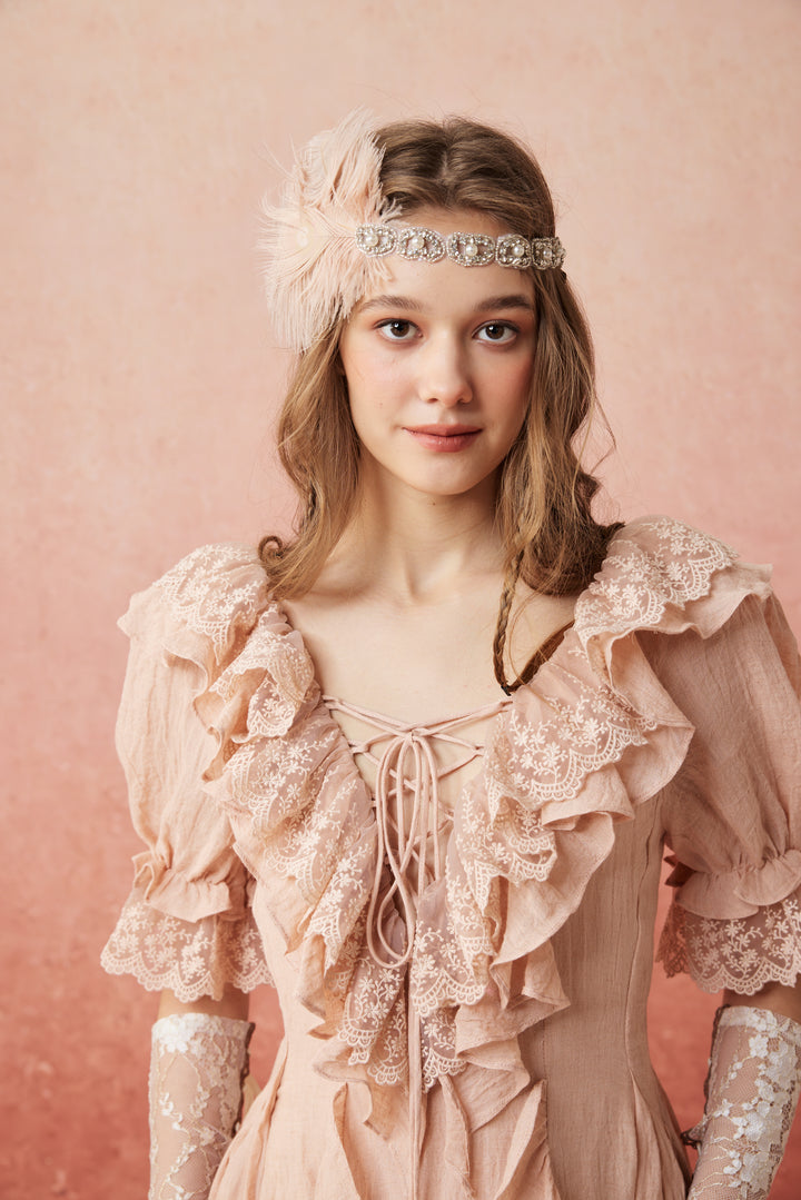 Dewdrops 16 | Maxi Linen Dress Gown