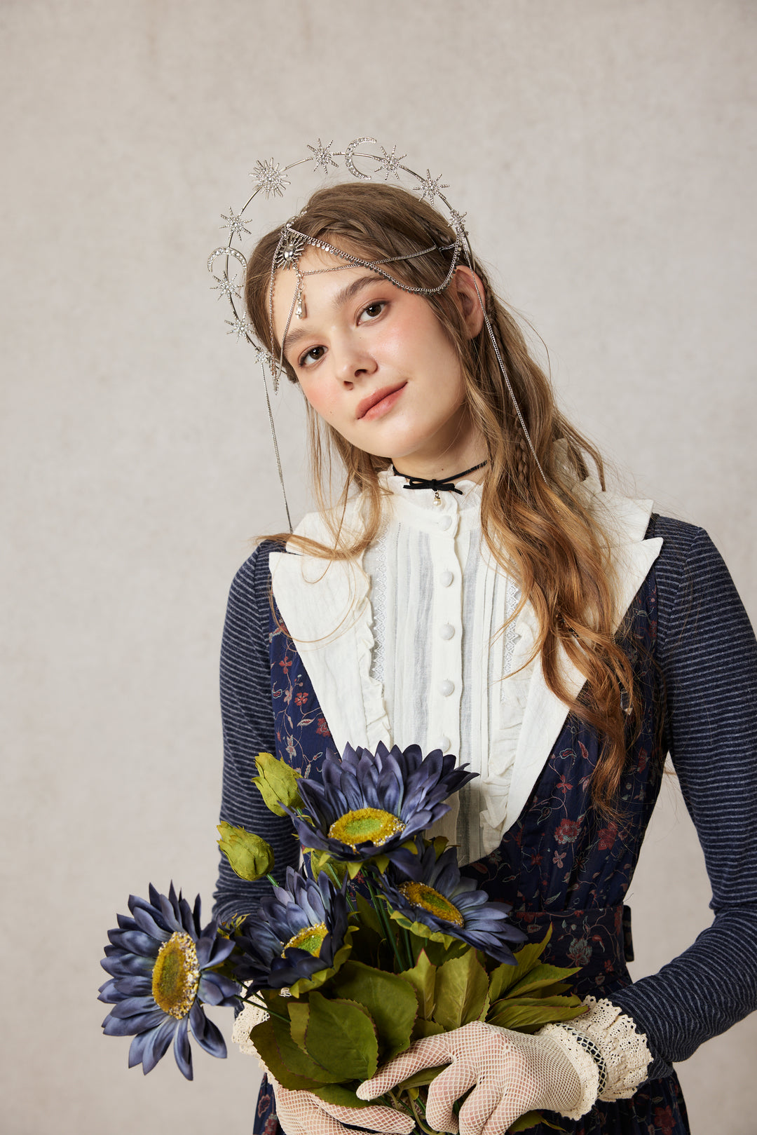 Úrsula 24 | Vintage linen Tiered Dress