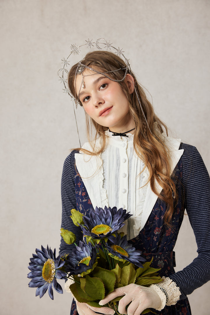 Úrsula 24 | Vintage linen Tiered Dress