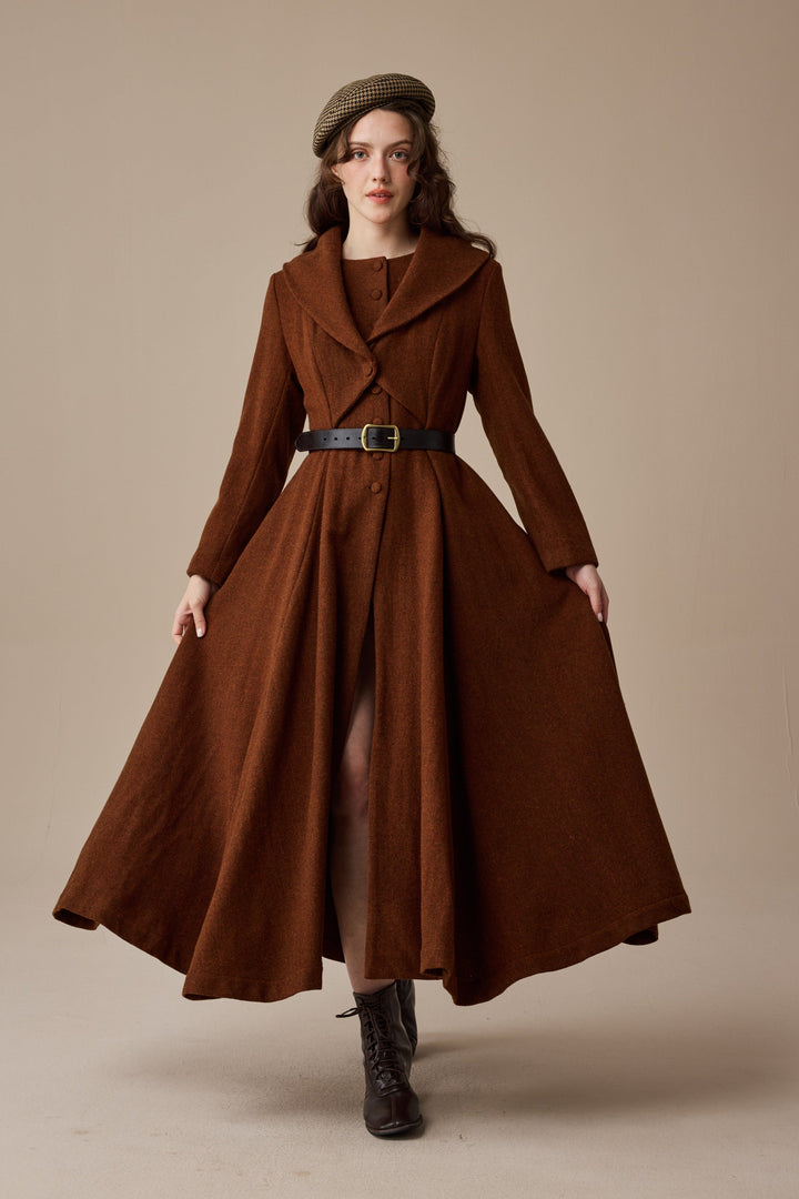Gemma 17 | 100% wool victorian coat