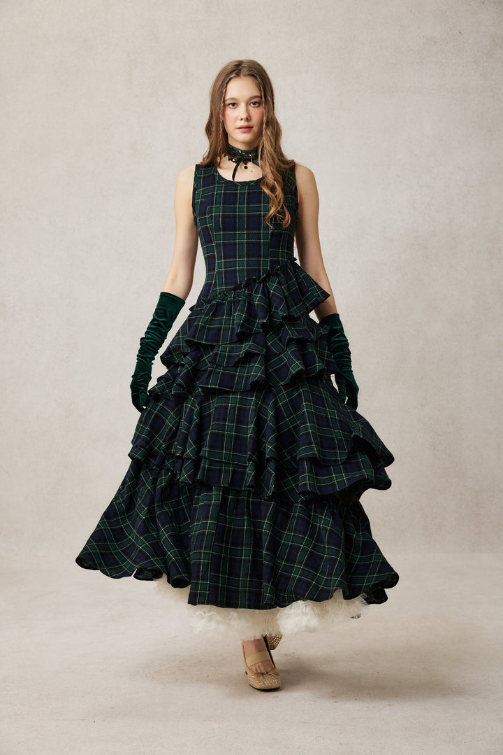 Offred 17 | 100% wool layered dress gown