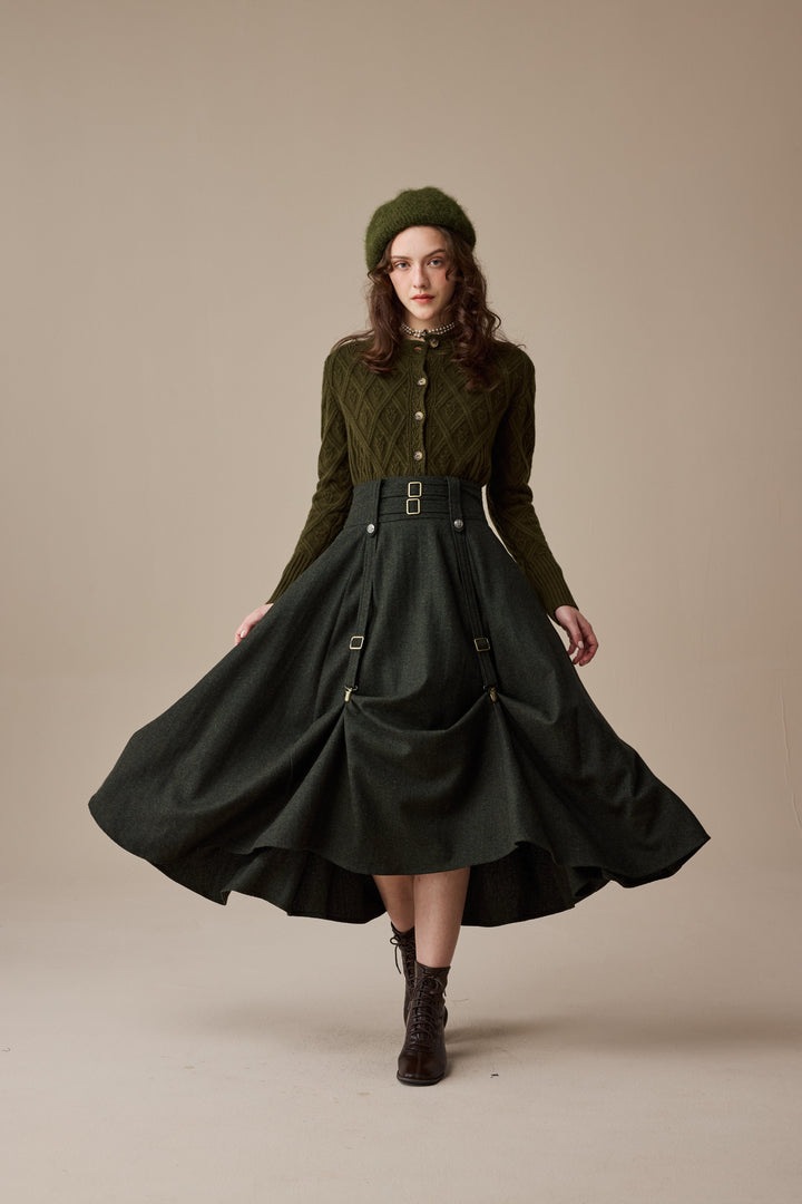 Cynthia 16 | Adjustable wool skirt
