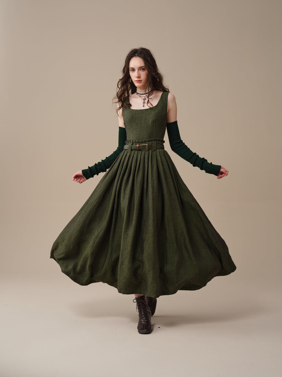 Clover 07 | Structured Linen Dress