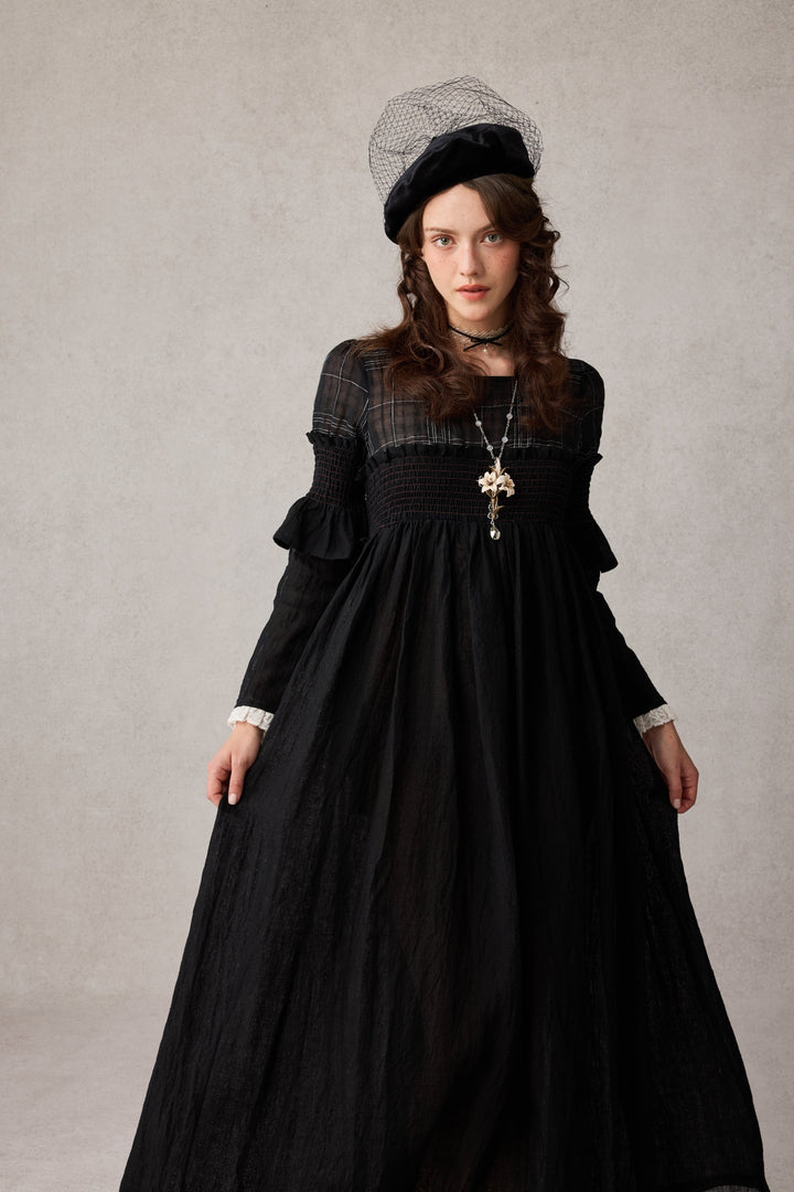 Orchid 19 |romantic linen gown