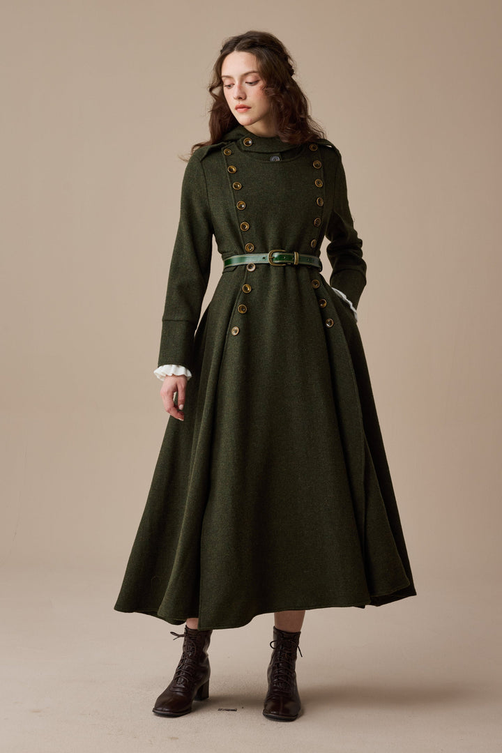 Monica 31 | 100% Wool  Double Breasted Coat