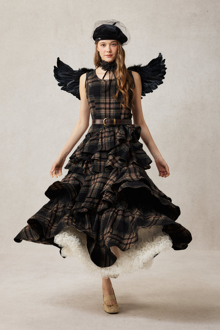 Offred 17 | 100% wool layered dress gown