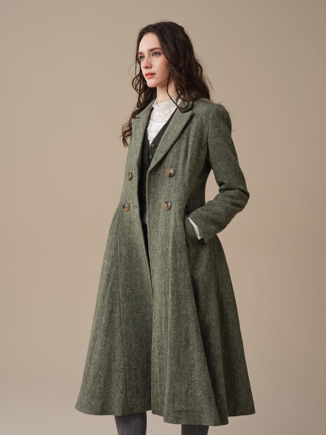 The Roman Holiday 17 | 100% wool classic coat
