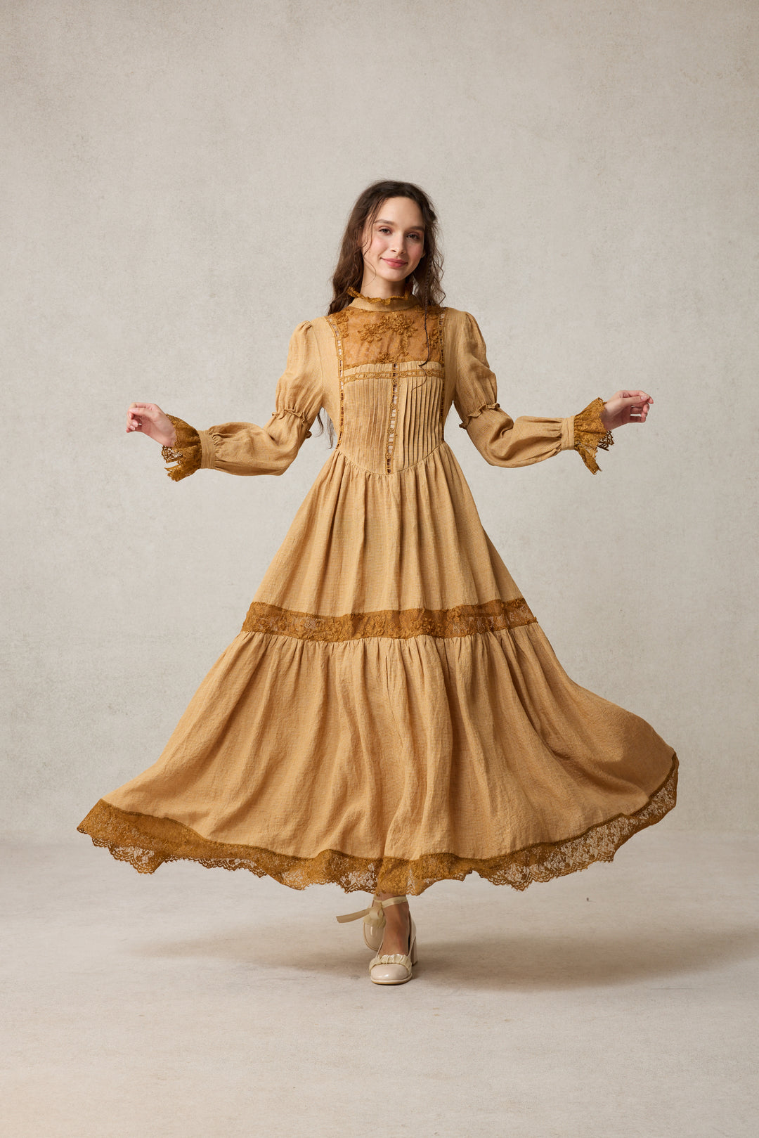 Beverly 31| victorian linen dress