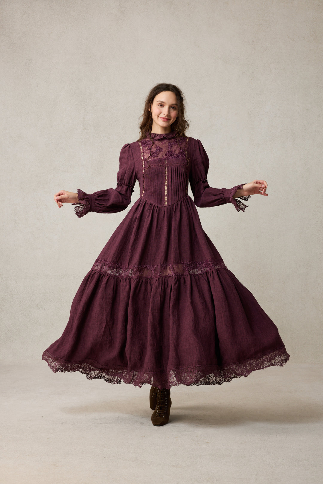 Beverly 31| victorian linen dress