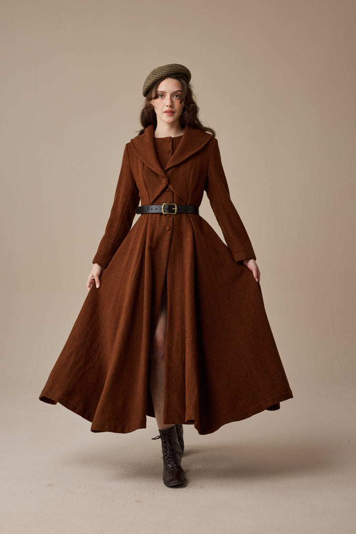 Gemma 17 | 100% wool victorian coat