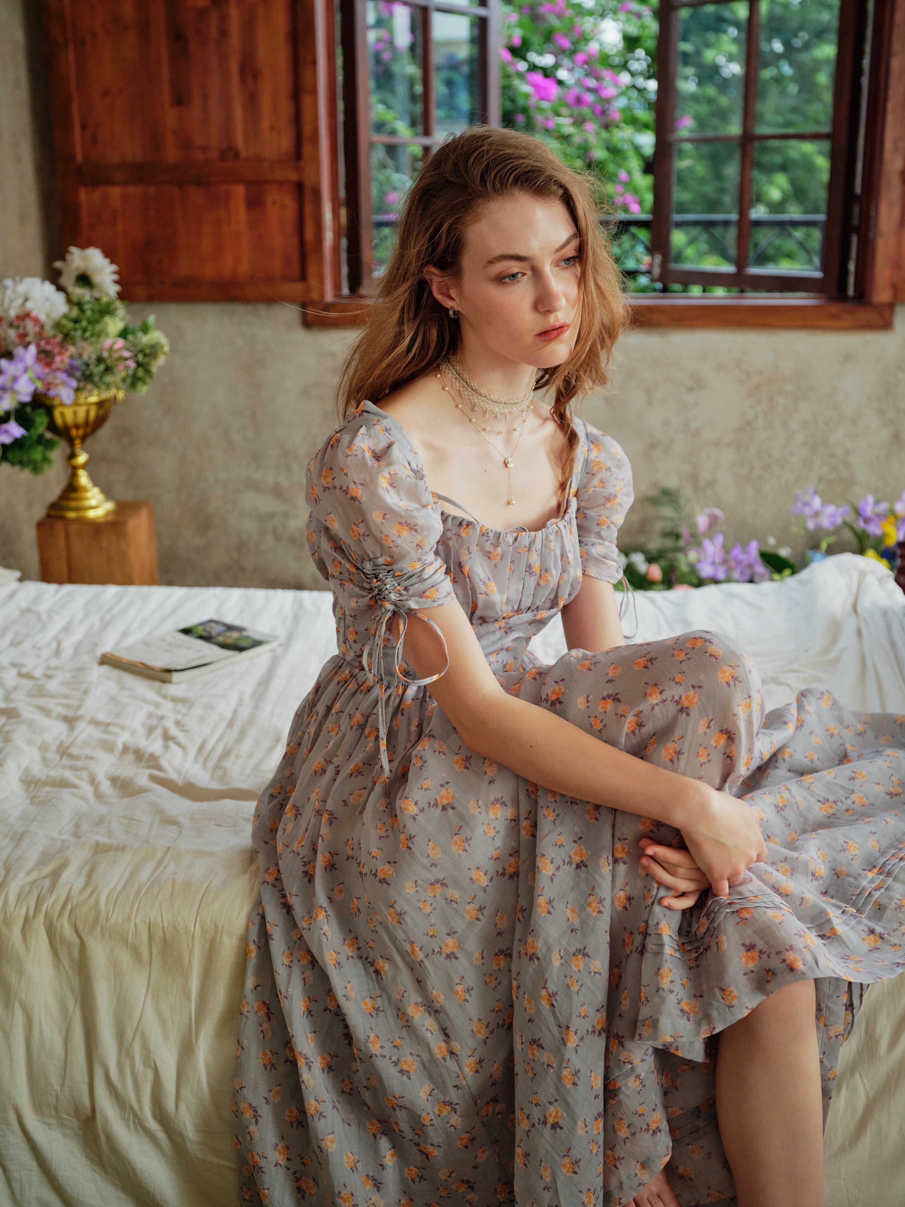 Monette 27 | Corset Linen Dress – Linennaive