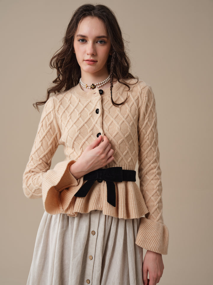 Freya | 100% Wool Cardigan