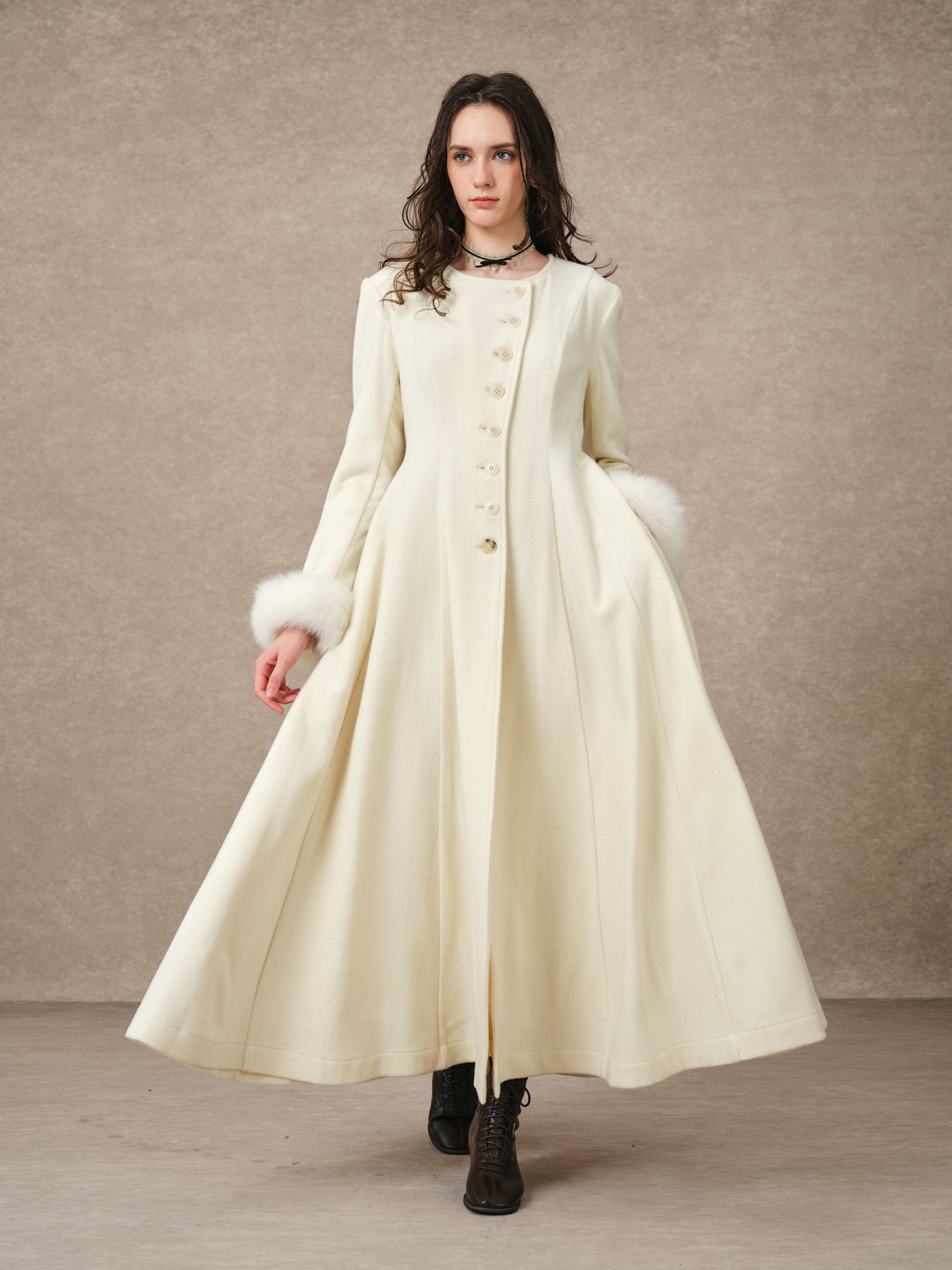Victoria 02 | Corset 100% Wool Coat