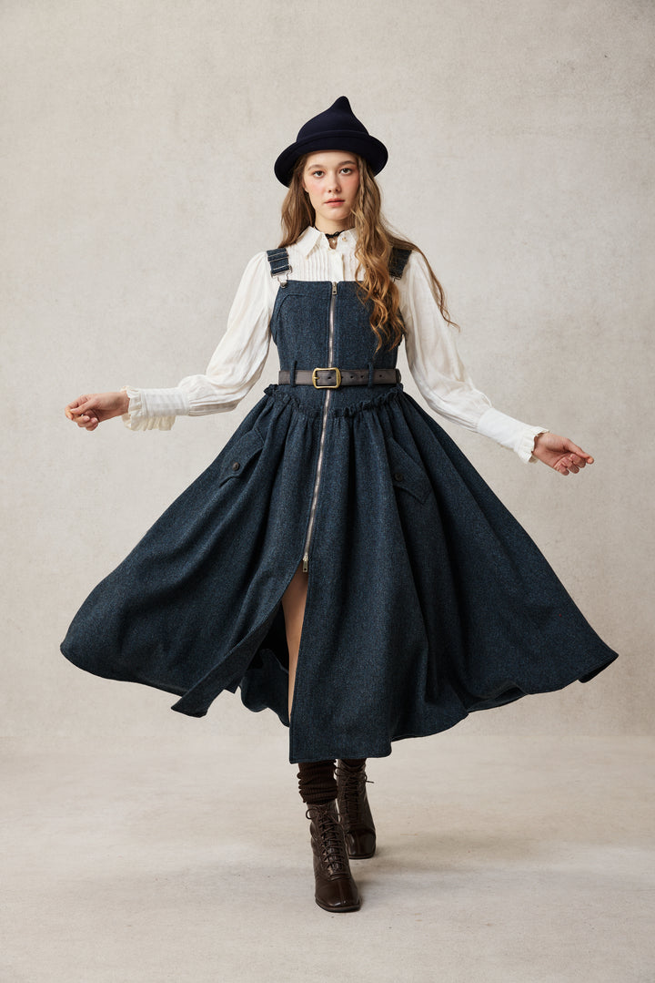 Tess 31 |100% Wool Halter Dress