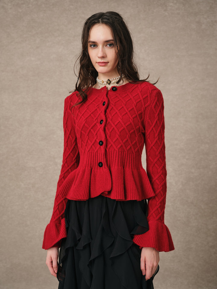 Freya | 100% Wool Cardigan