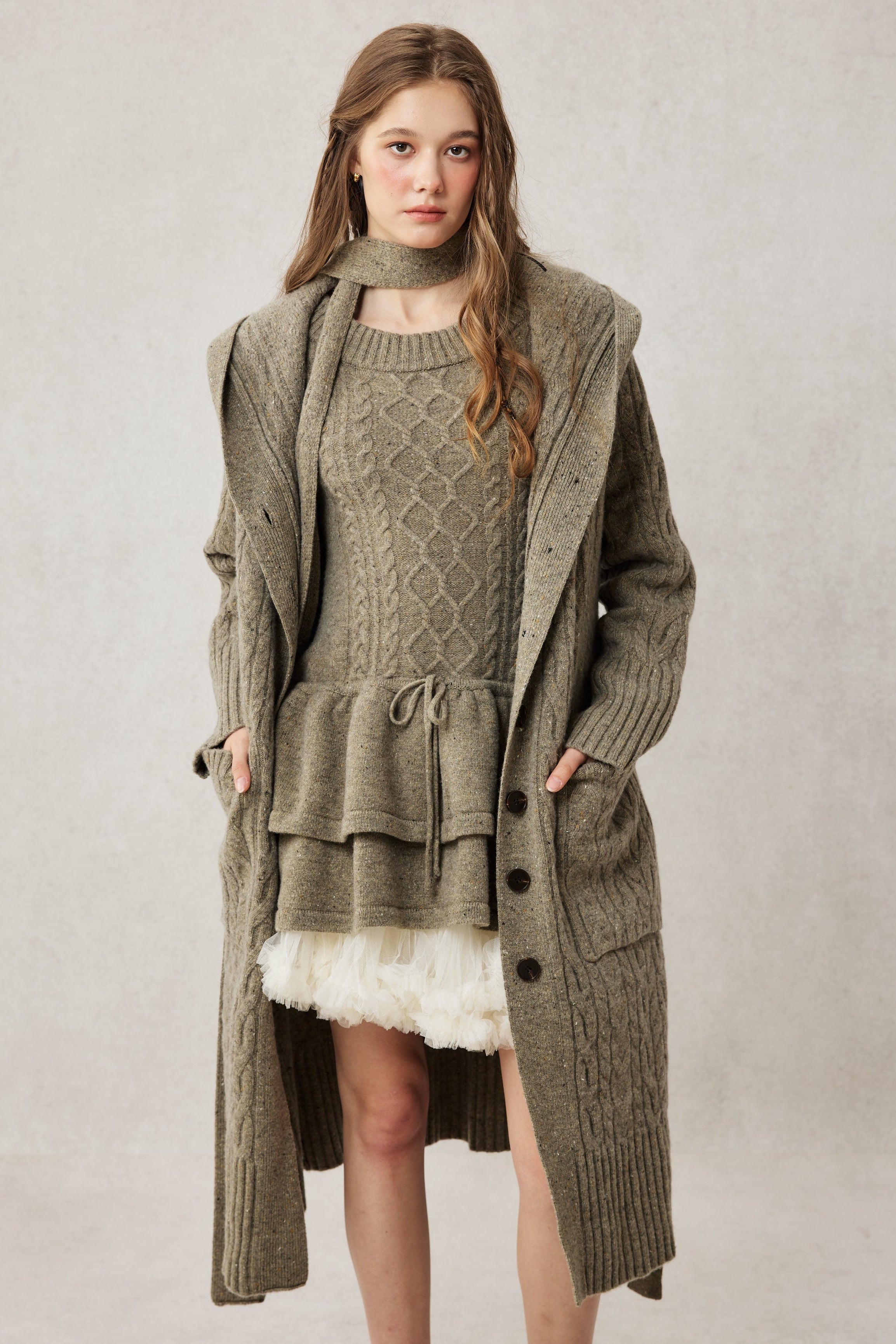 Maxi Hooded Wool Coat Cloak (8 Colors) – Linennaive