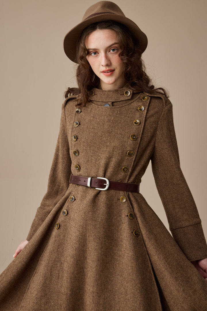 Monica 31 | 100% Wool  Double Breasted Coat