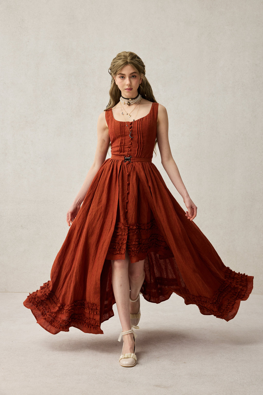 poetry linen dress POETRY