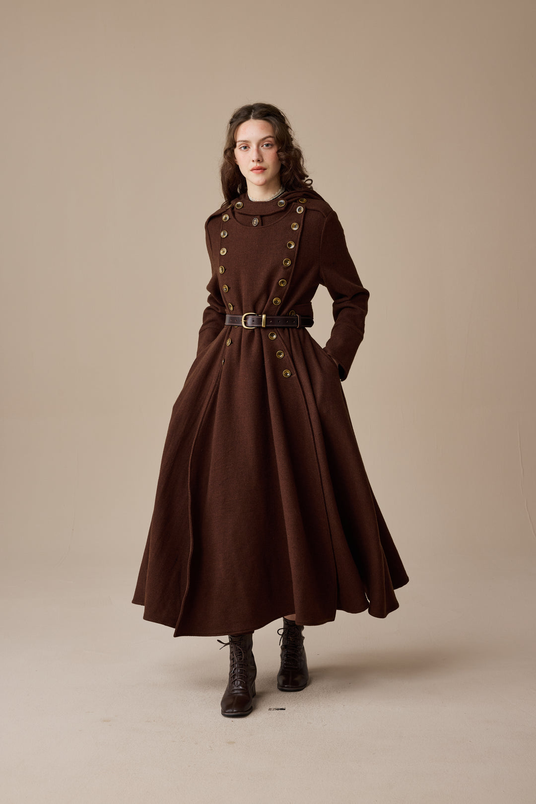 Monica 31 | 100% Wool  Double Breasted Coat