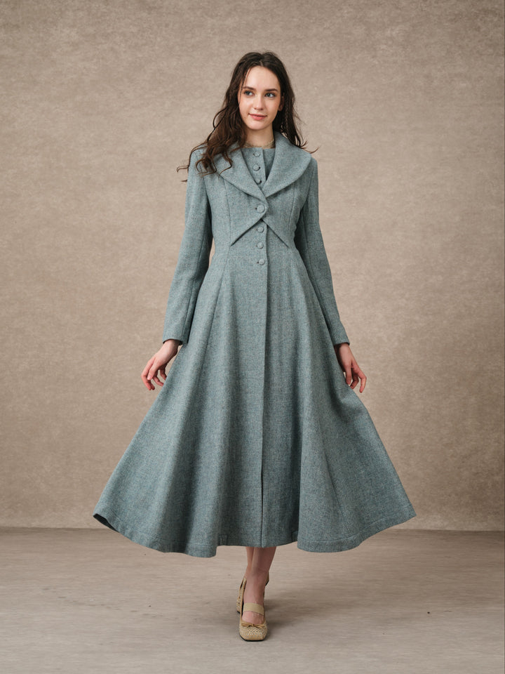 Gemma 17 | 100% wool victorian coat