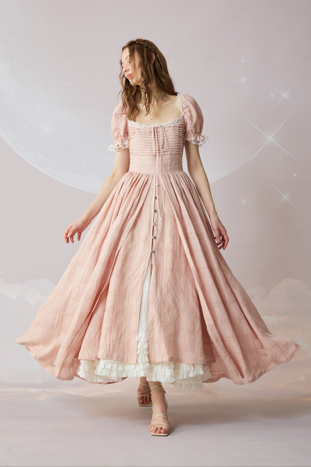 layered fairy dress Fairy dress details and behind the scenes