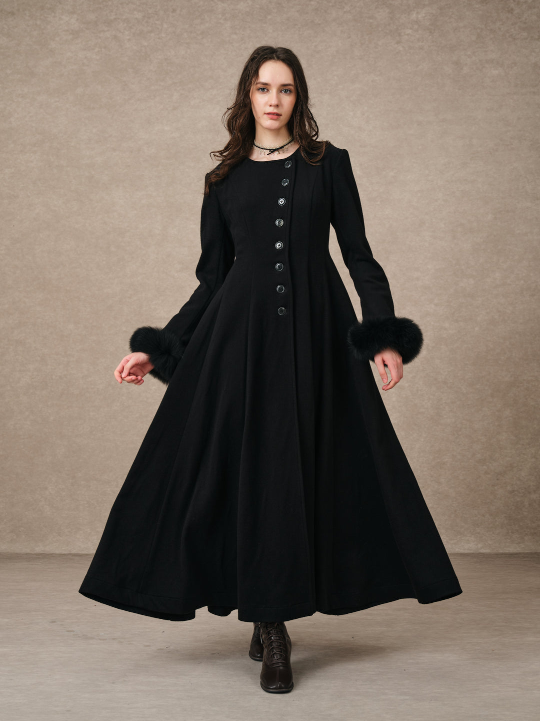 Victoria 02 | Corset 100% Wool Coat