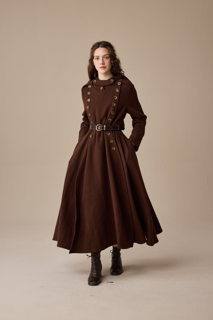 Monica 31 | 100% Wool  Double Breasted Coat