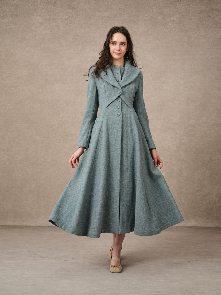 Gemma 17 | 100% wool victorian coat