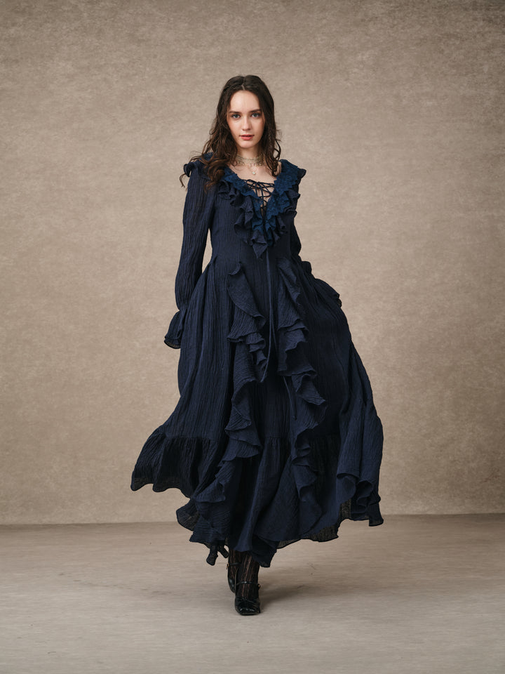 Dewdrops 16 | Maxi Linen Dress Gown