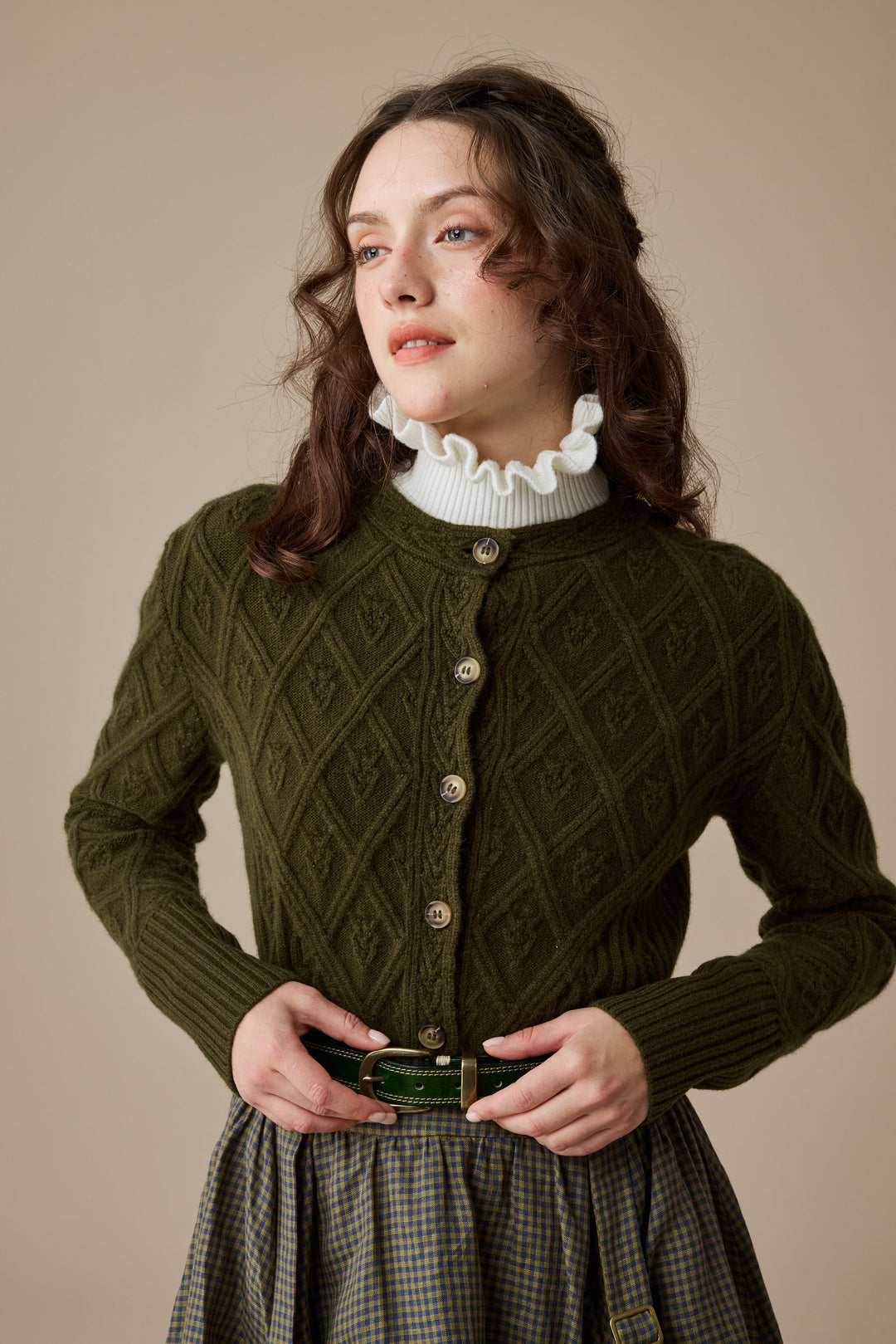 Flurry 17 | 100% Wool Sculptured Knitwear Cardigan