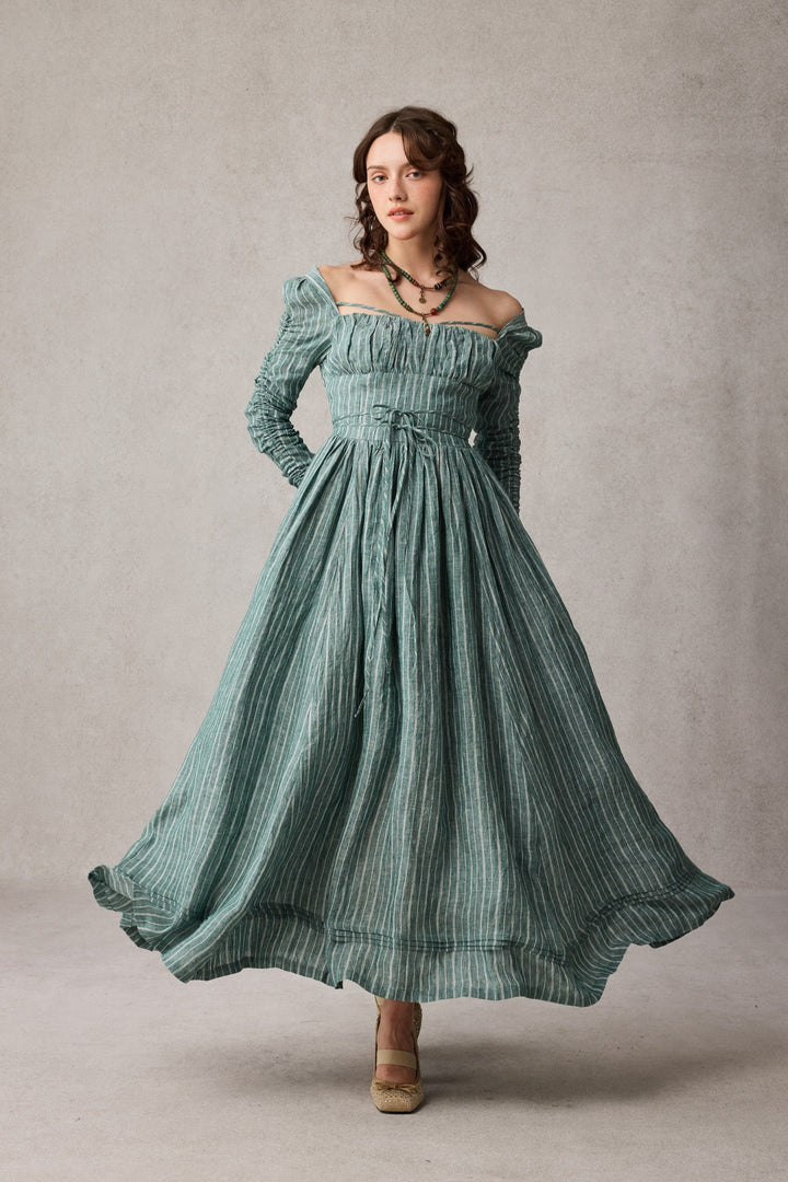 Monette 27 | Corset Linen Dress