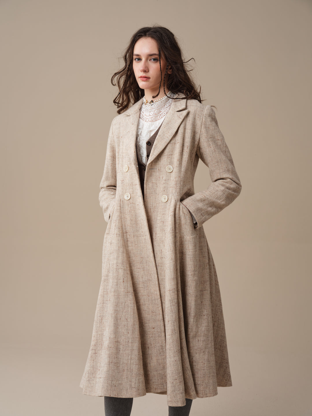 The Roman Holiday 17 | 100% wool classic coat