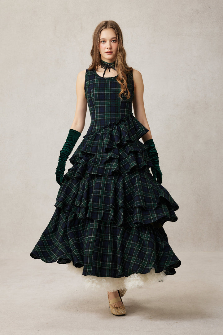 Offred 17 | 100% wool layered dress gown