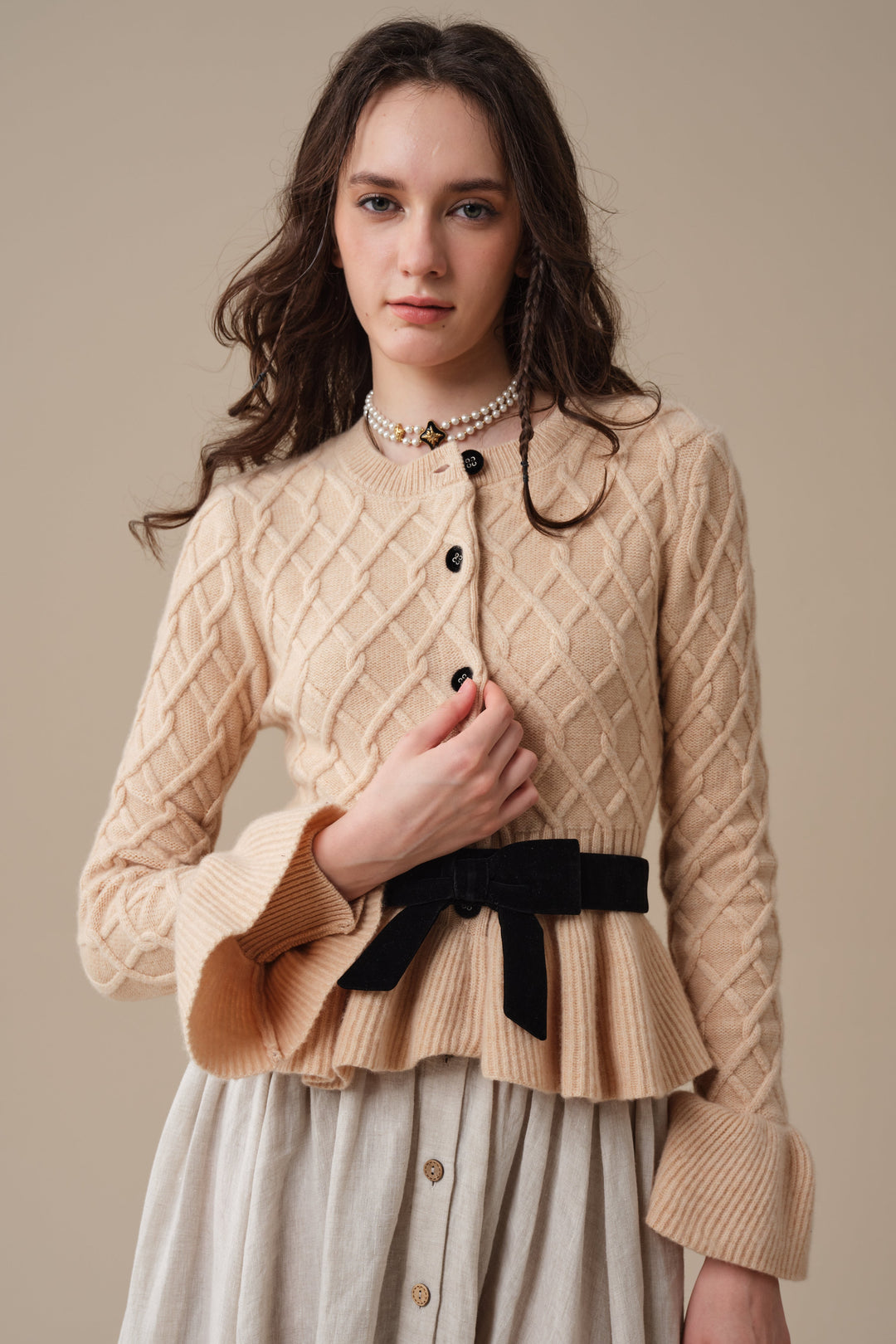 Freya | 100% Wool Cardigan