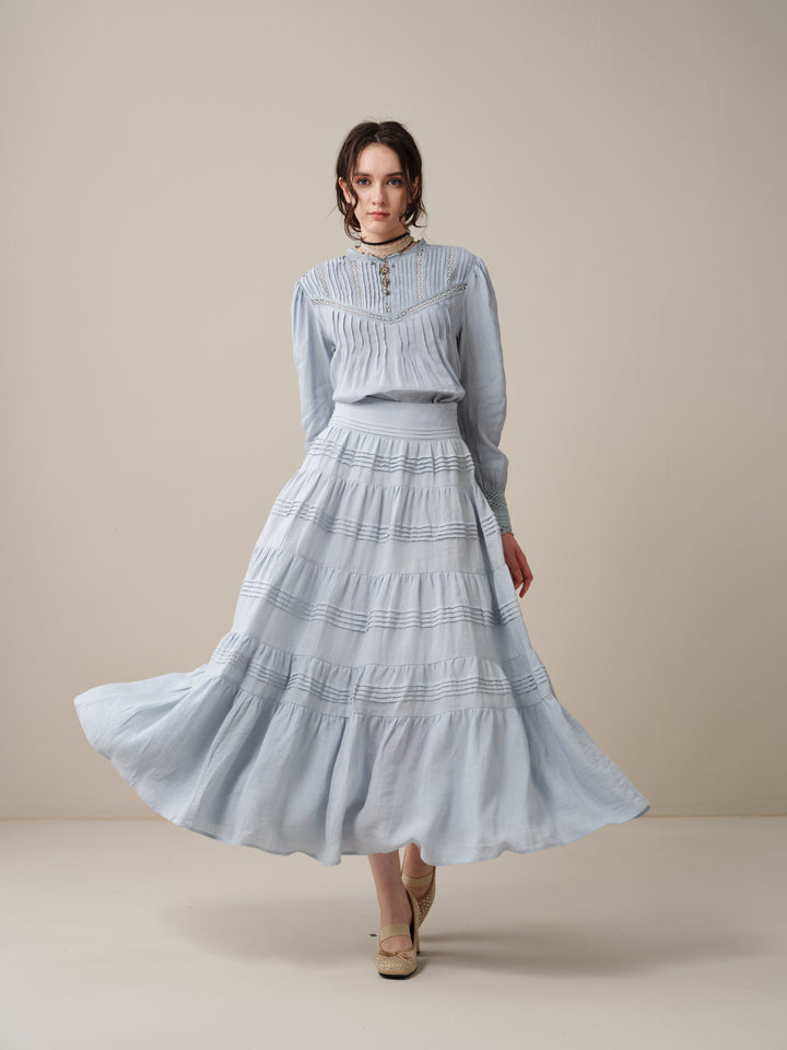 Minna 21 | Edward Linen Lace Blouse