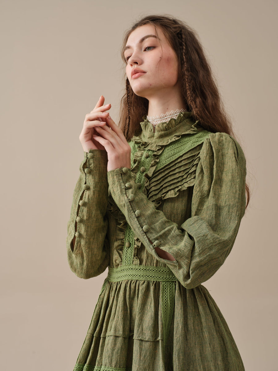 Mary Dress in Linen, USA main image 0