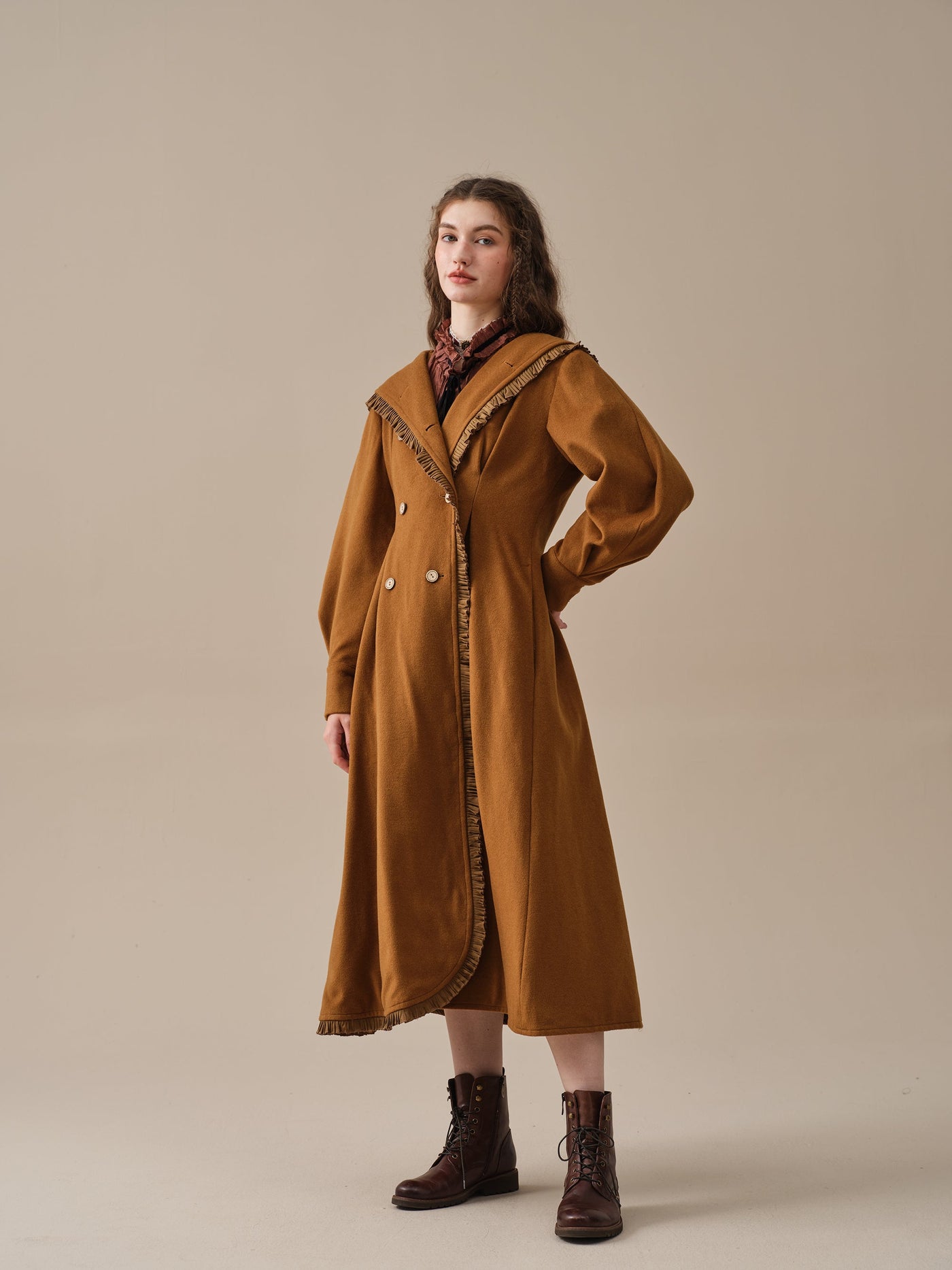 Jacques 25| long hooded victorian coat (100% wool)