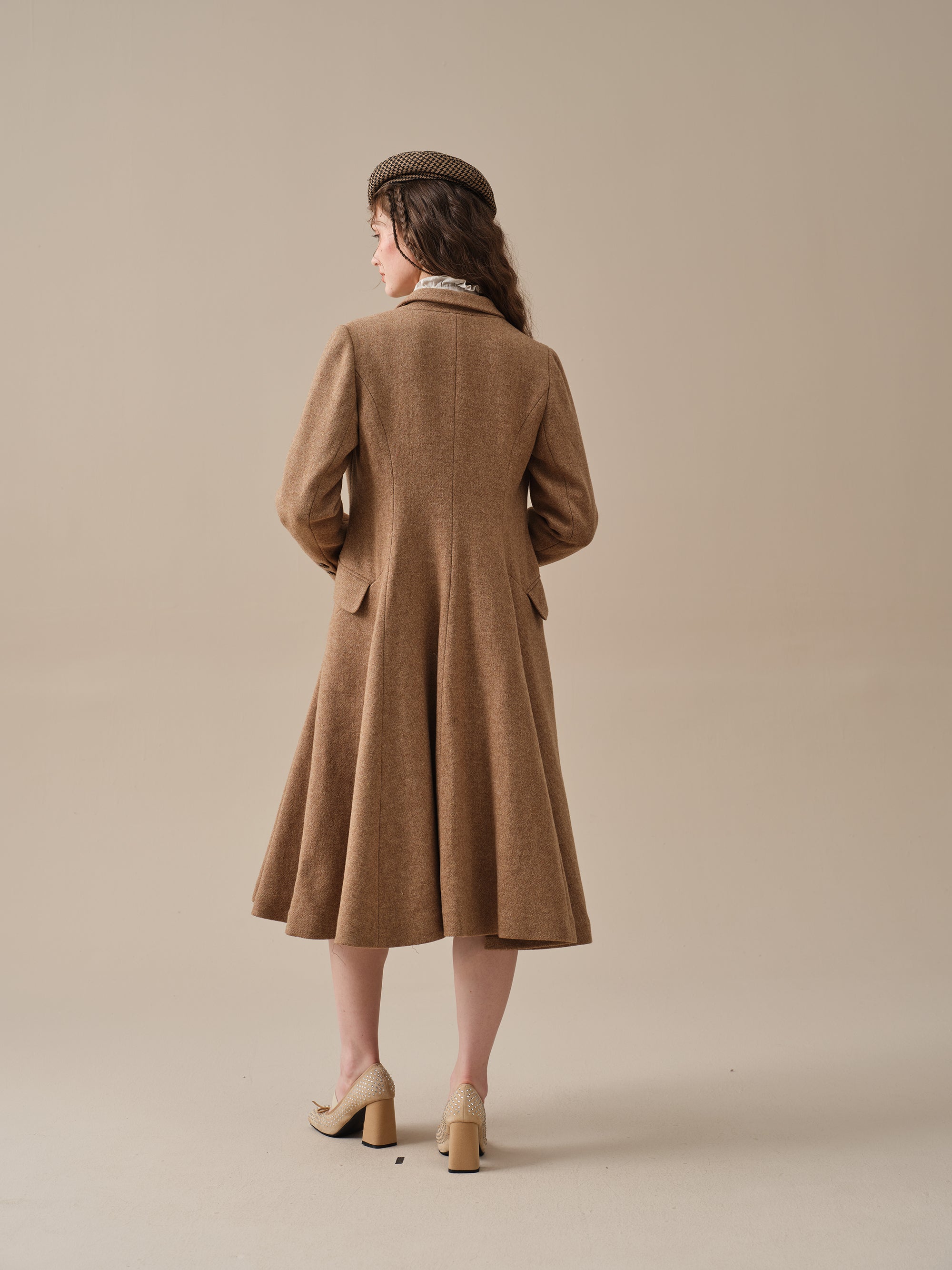 ローヘン⭐︎SHORT TRENCH REVER COAT ウール100%コート The Roman Holiday 17 | 100% wool classic coat – Linennaive