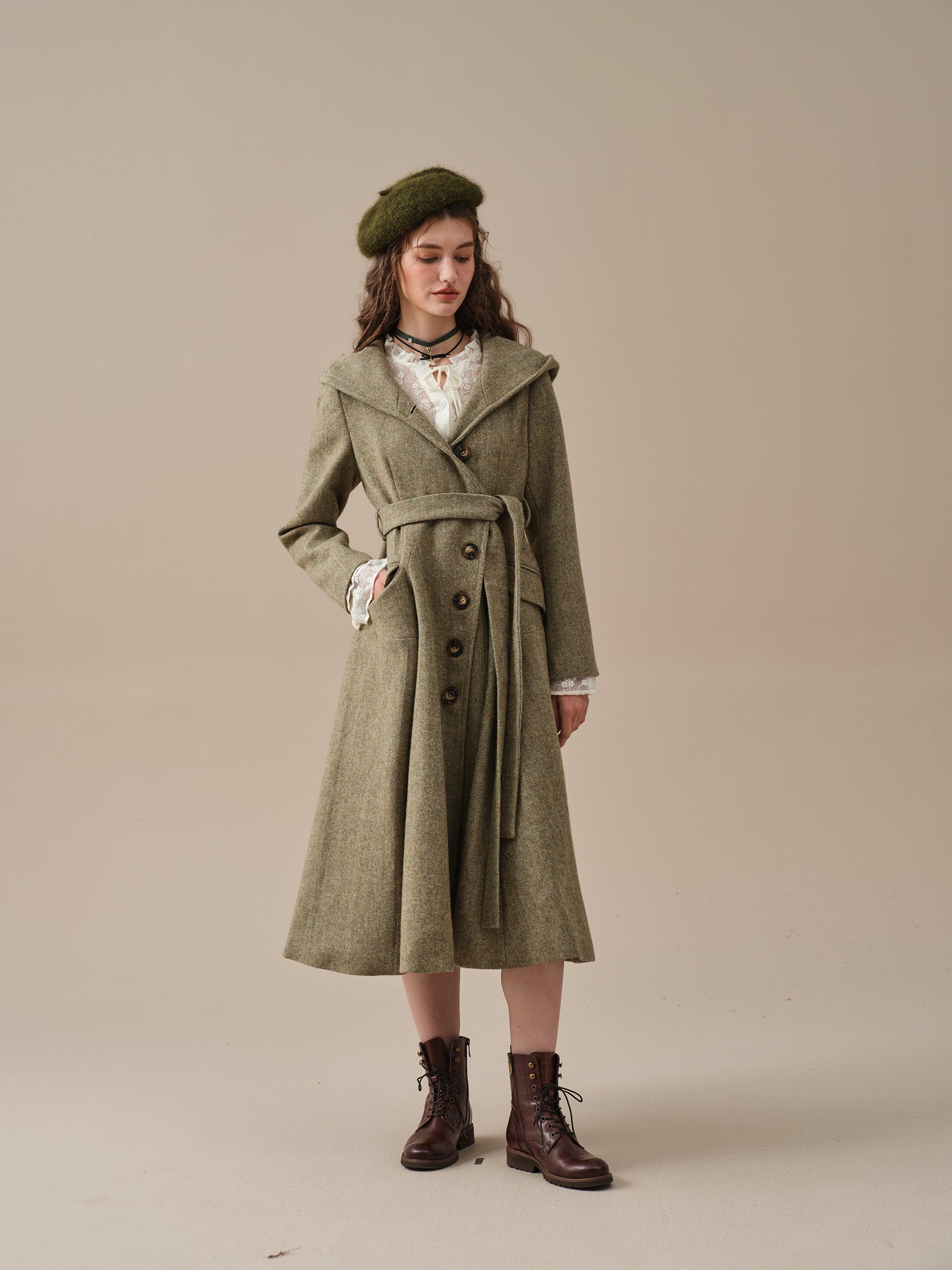 Reco！新品Selectshop K Wool 100%Overcoat Sierra 17 | 100% wool classic coat – Linennaive