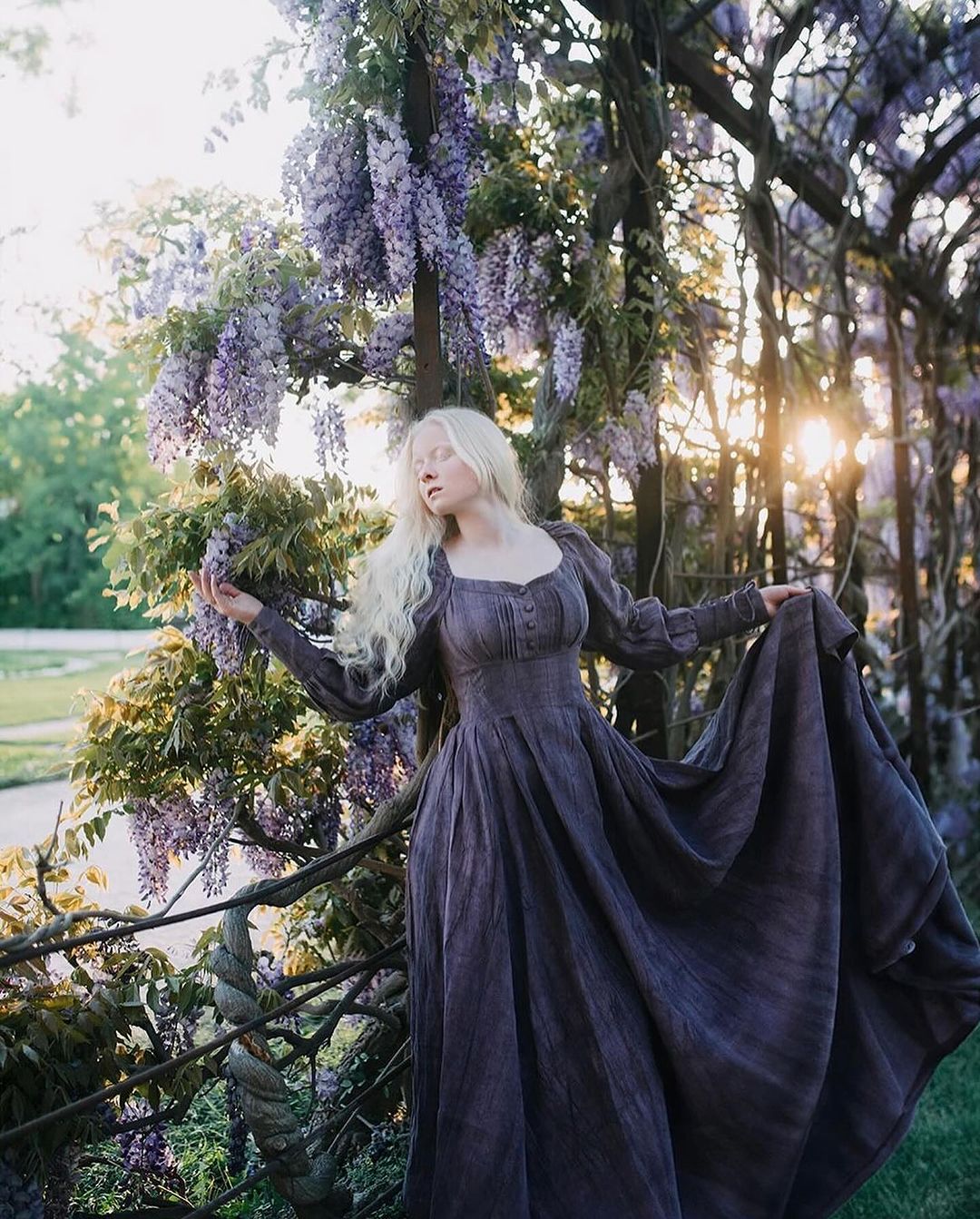 linen regency dress PHOENIX 24