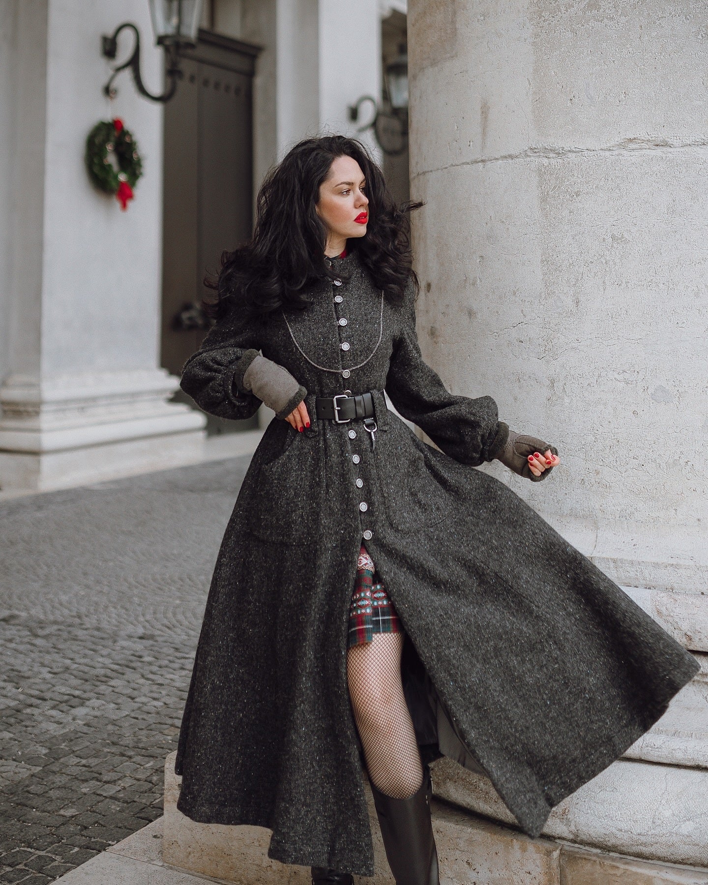 Margaret 25|100% wool buttoned down coat – Linennaive