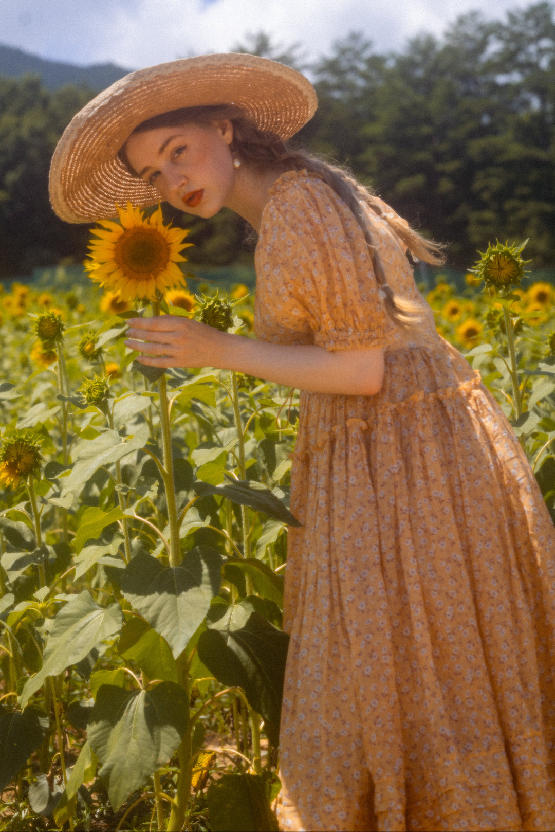Julia 35 | Floral linen dress Midnight Floral / L Julia 35 | Floral linen dress Midnight Floral / L