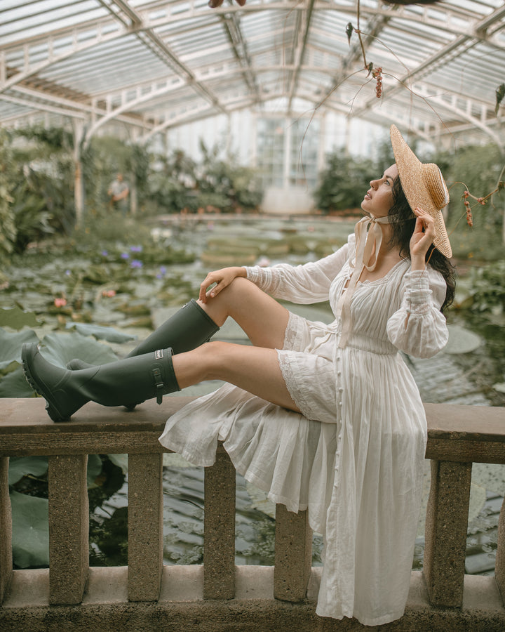 Josefina 19 | Dreamy Pleated Linen Dress Gown