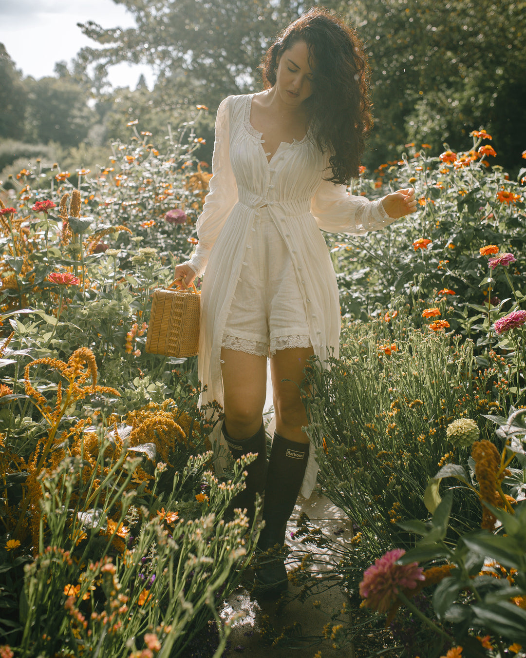 Josefina 19 | Dreamy Pleated Linen Dress Gown