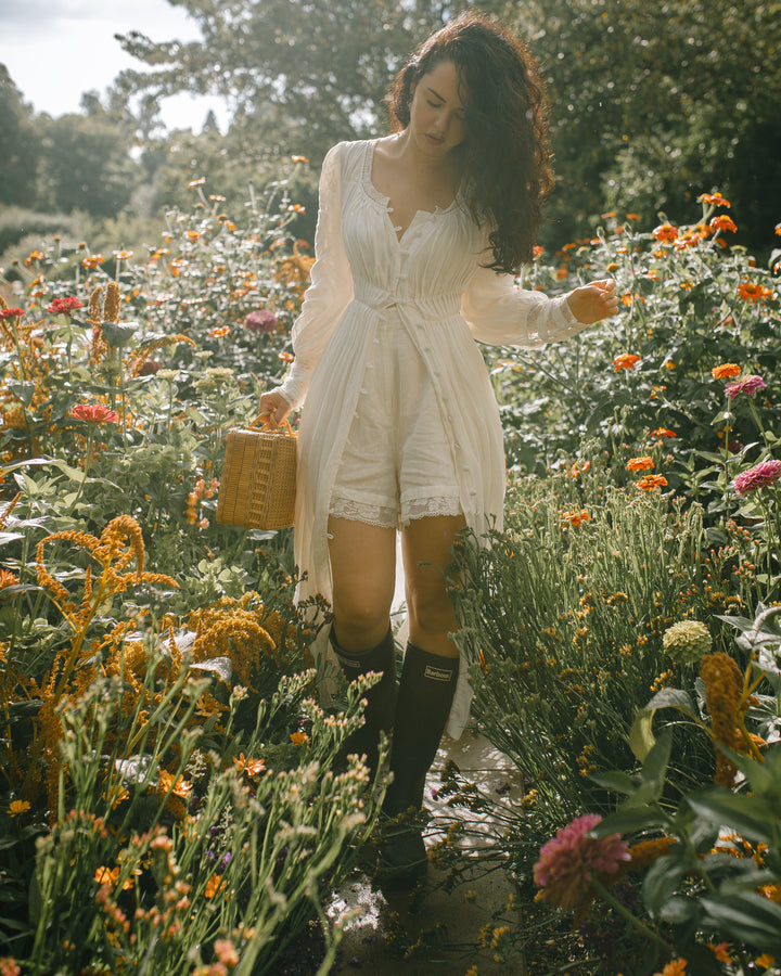 Josefina 19 | Dreamy Pleated Linen Dress Gown