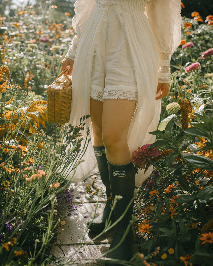 Josefina 19 | Dreamy Pleated Linen Dress Gown