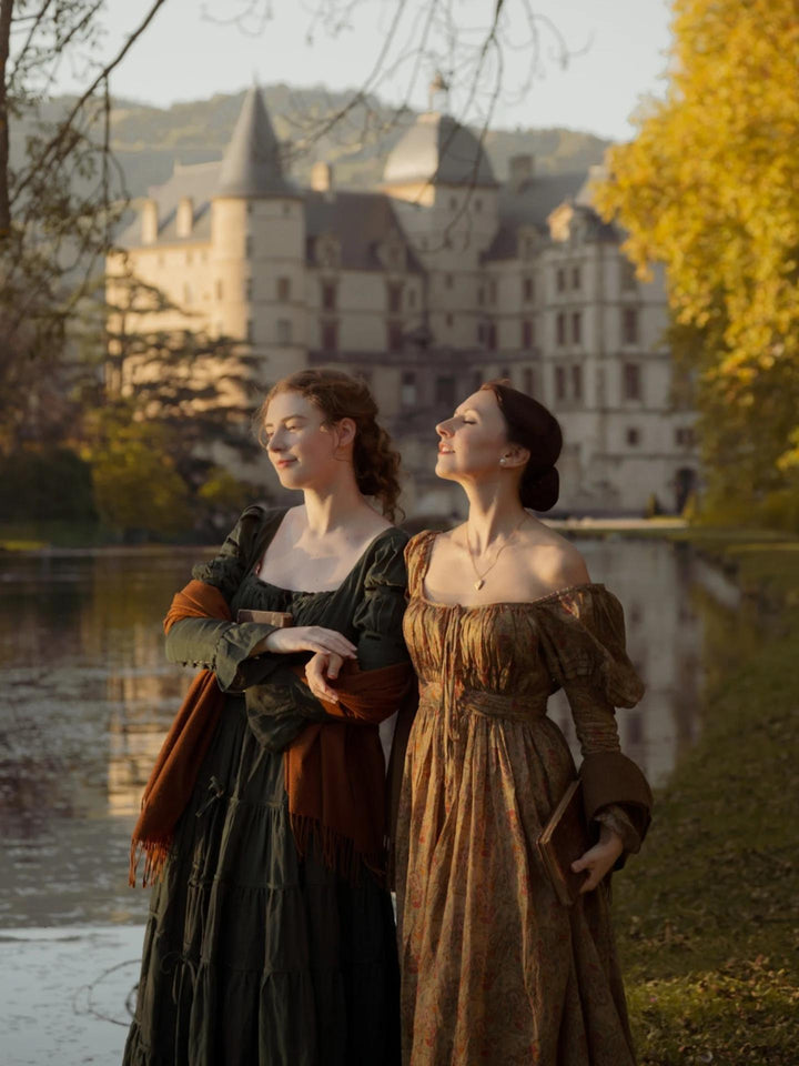 Queena 22 | Empired Maxi linen dress